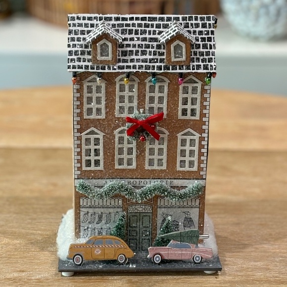 Anthropologie George & Viv Light-Up Holiday Village Store - Picture 1 of 10